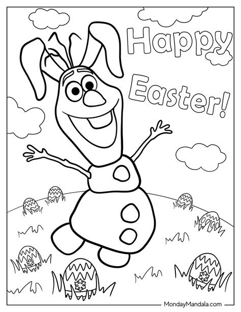 Disney Easter Coloring Pages Printable