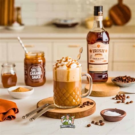 Salted Caramel Irish Coffee Cocktail Recipe - Thirsty Tales