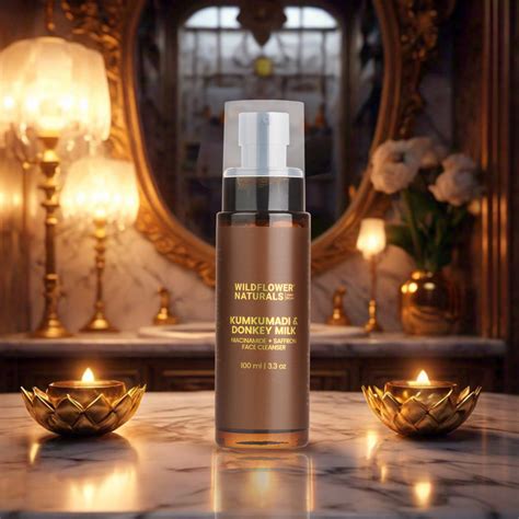 Kumkumadi + Donkey Milk Face Cleanser with Niacinamide & Saffron