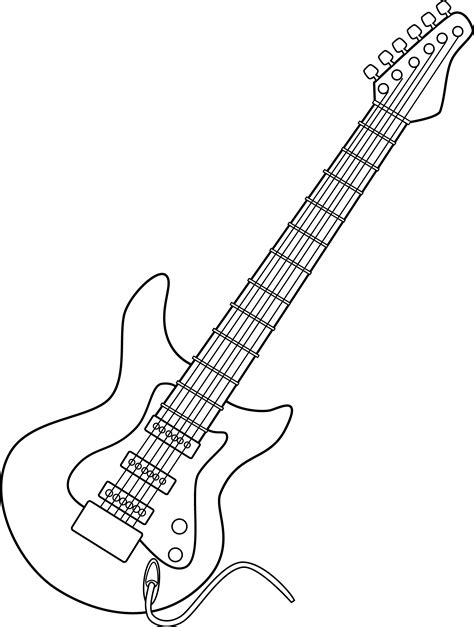 electric guitar in monochrome clip art 20 free Cliparts | Download ...