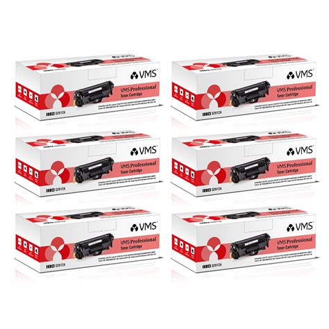 VMS Professional Black 12A Toner Cartridge 12A / Q2612A Compatible for ...