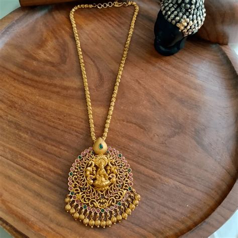 Lakshmi Elephant Pendent Chain – Atikollectionz