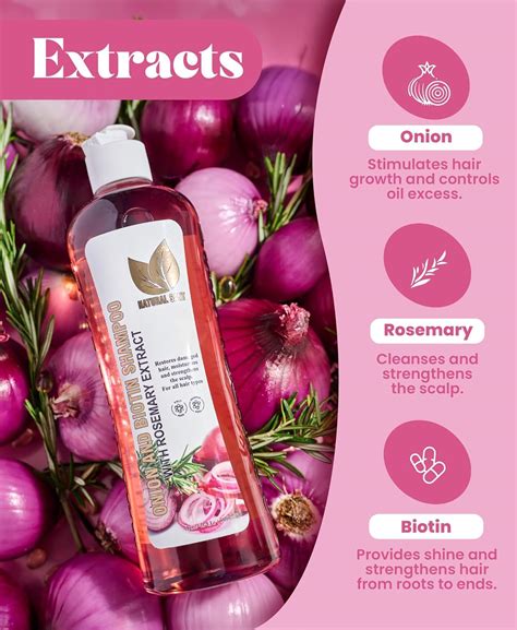 Naturalsant NATURAL SANT - Onion Biotin and Rosemary Shampoo & India | Ubuy