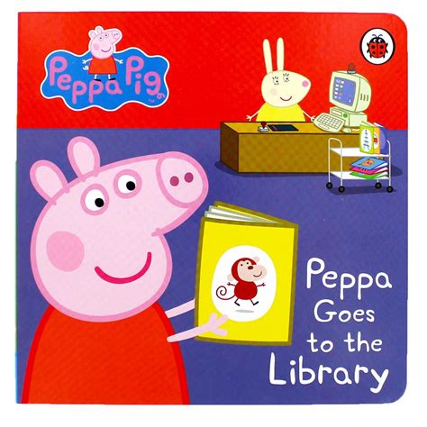 Peppa Pig: Peppa Goes to the Library: My First Storybook : Amazon.in: Books