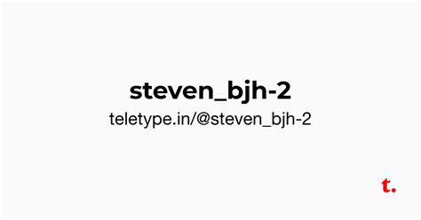 @steven_bjh-2 — Teletype