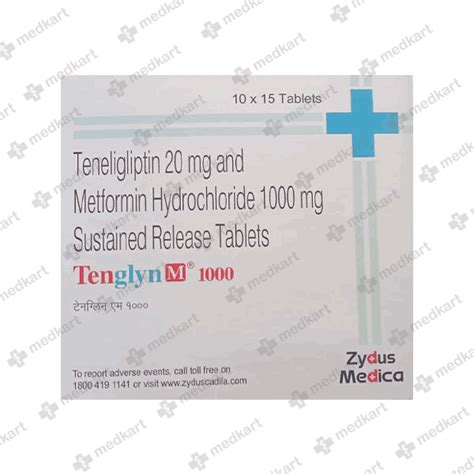 TENGLYN M 1000MG TABLET 15'S: Price, Uses, Side Effcet, Composition ...