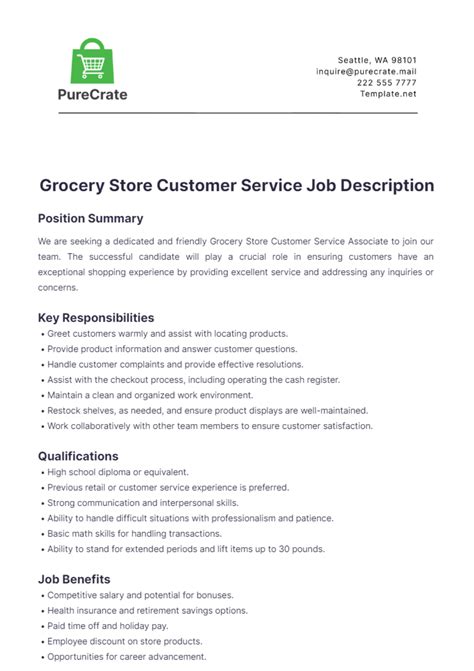 Image result for Retail Store Customer Service Job Description