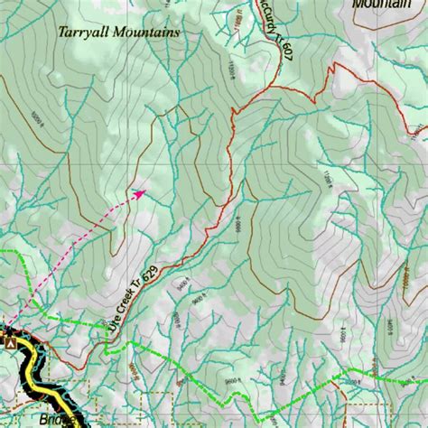 Colorado Unit 501 Second Rifle Recommendations Map by HuntAI | Avenza Maps
