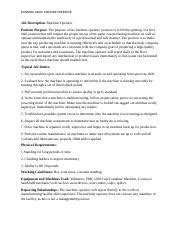 Image result for Press Operator Job Task Analysis