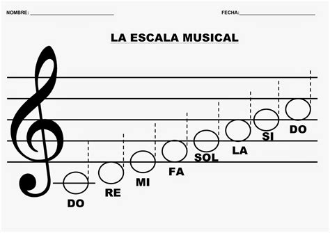 Escalas de Notas Musicales