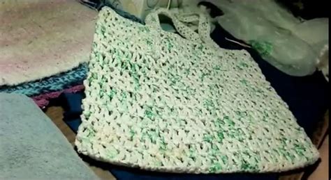 Image result for Free Crochet Patterns Using Plastic Bags