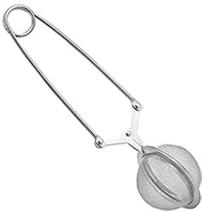 SWISSO Stainless Steel Tea Strainer Spring Mesh Ball Enclosure Access ...