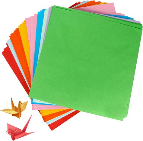 10 Colours Origami Paper 20x20CM Origami Papers 100 Sheets Drawing ...
