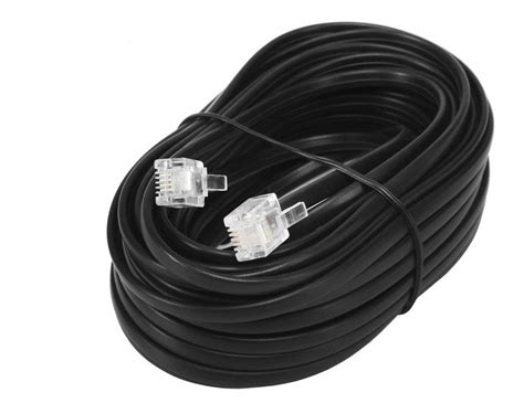 CAPSLOCK Telephone Cable, RJ11 Plug to Plug Modem Line Cable, 10 Meter ...