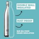The Better Home 500 Insulated Water Bottle 500ml | Leak Proof Stainless ...