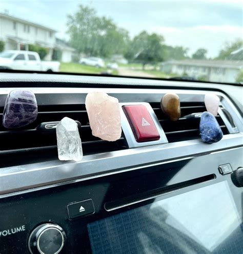 Car Air Vent Crystals, Crystal Car Accessories, Car Crystals, Car Gemstones, Car Decor, Car ...