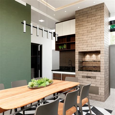 Casa Térrea 7 X 17 m – Suíte E Área Gourmet - IDEALIZA3D