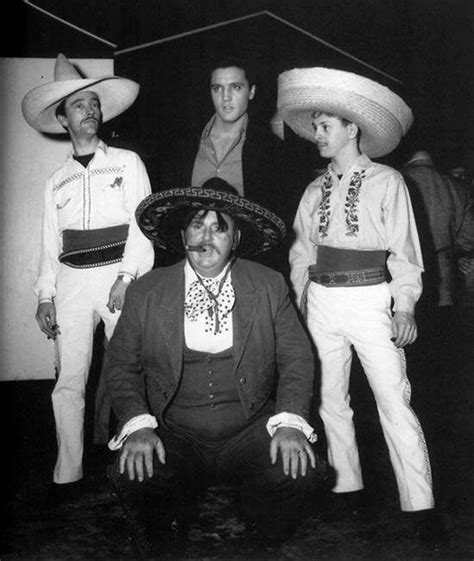 Elvis and the Colonel Parkerwith Elvis cousins. Colonel Parker was ...
