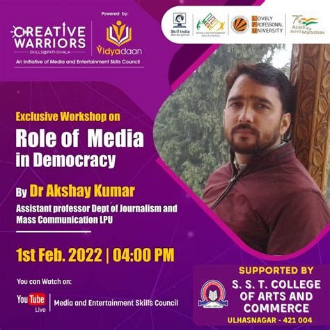 Role of Media in Democracy – SST College