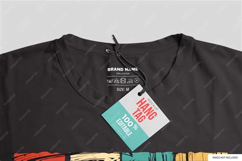 Premium PSD | TShirt Hang Tag Mockup