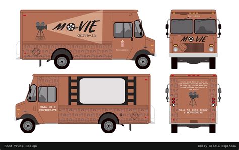 Blank Food Truck Design Template