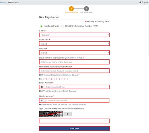 GST Registration of Normal Taxpayer (FORM GST REG-01)