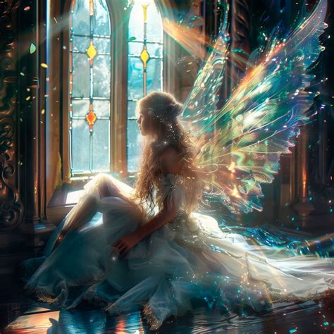 Digital art of magical fairy | AI-generated image