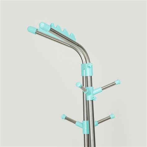 Buy Omnia Teal Stainless Steel Hat and Coat Rack Stand from Home Centre ...