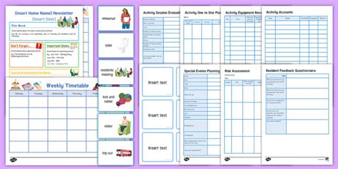 Elderly Care Planning Activity Pack (teacher made) - Twinkl