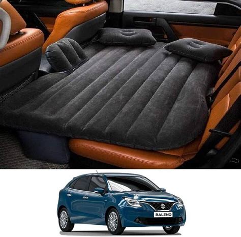AYW Inflatablebed-Black-Baleno Black Car Bed Mattress for Rest,Travel ...