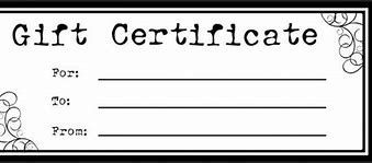 Image result for Blank Gift Certificates Templates Free