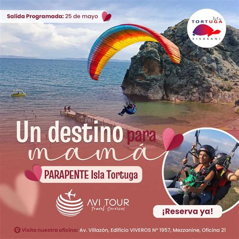 Parapente Isla Tortuga, Calle Linares entre Sagarnaga y Santa Cruz #880 ...