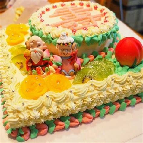 60岁生日蛋糕图片