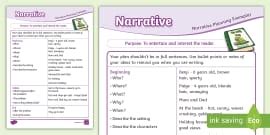 Level 3 (Phase 2) Writing - Narrative Writing Exemplar