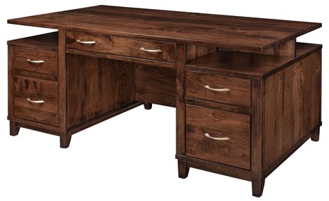 Large Solid Wood Office Desk at Dale Armour blog