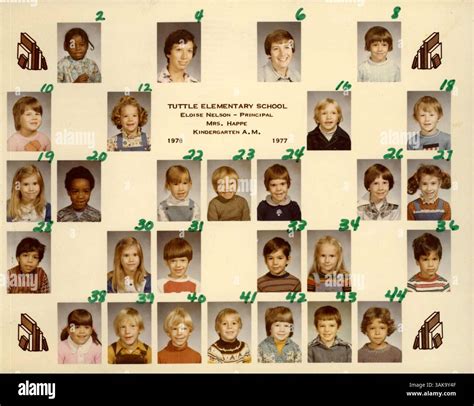 The 1977 yearbook from Tuttle Elementary School features class photos ...