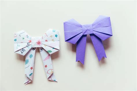 Image result for Origami Bow Tutorial
