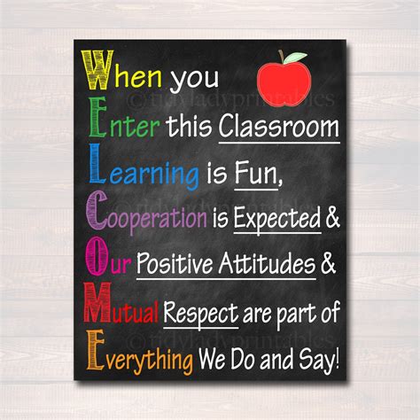 Classroom Rules Acronym at Ellie Roseby blog
