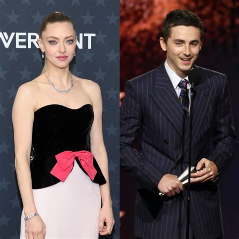 Critics Choice Awards 2026: Amanda Seyfried on Timothée Chalamet Speech