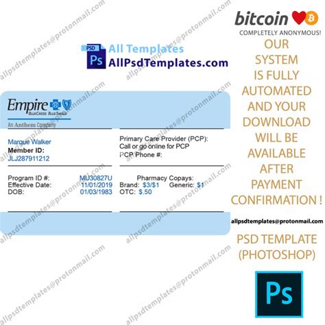 Image result for HMO Insurance Card Examples