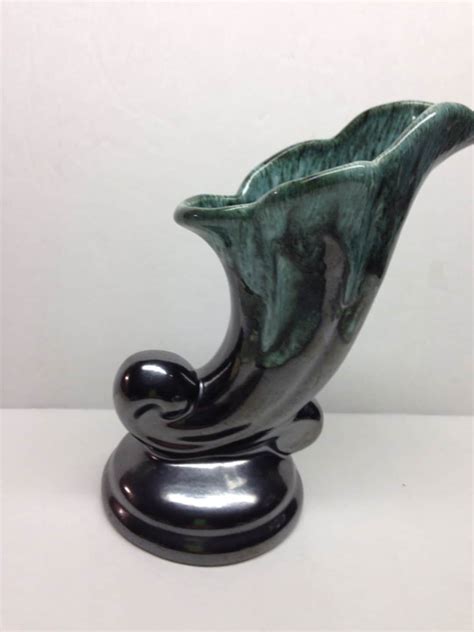 Buy Vintage Gilner Pottery Horn of Plenty Cornucopia Bud Vase H497 ...