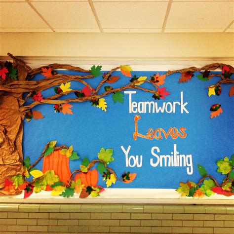 Office Bulletin Board Ideas For Fall - Small Office Layout Ideas