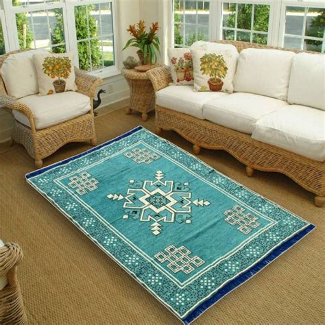 Buy HOMEBEST Premium Chenille Abstract Carpet (Multicolor, 5x7 ft ...