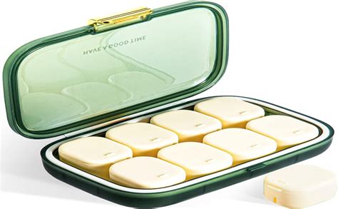 Cannagenix Mini Pocket Pills Holder Box Portable Pill Case Small Travel ...