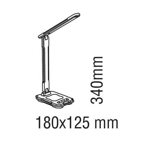 Gamer LED CCT RGB Dim Desk Lamp 10W 450Lm.