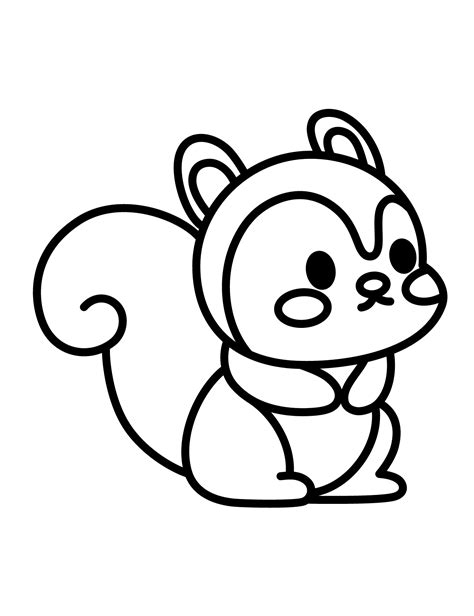 44 Adorable Squirrel Coloring Pages For Kids And Adults - Our Mindful Life