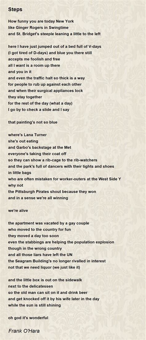 35 frank o hara poetry