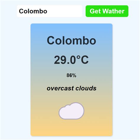 Image result for Weather API Using JavaScript
