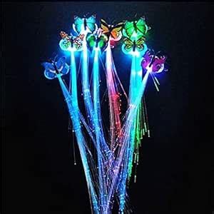 Buy THE PAGH LED Flashing Light Butterfly Hair Clip | Girl and Women ...