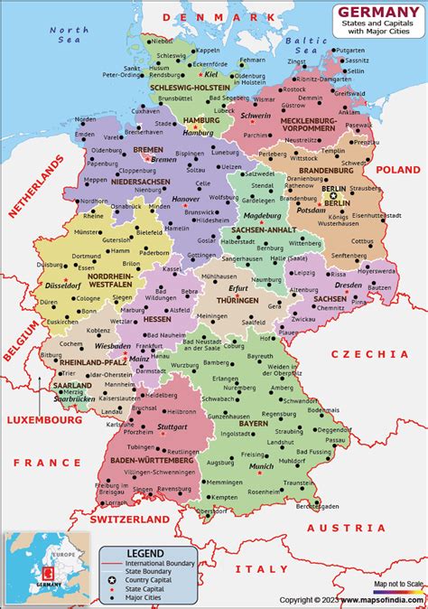 Image result for Map of Germany